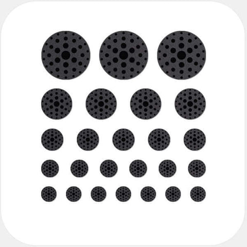 spaceblack "dot pattern 3" reusable privacy sticker set CamTag
