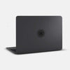 spaceblack "dot pattern 3" reusable macbook sticker tabtag on a laptop