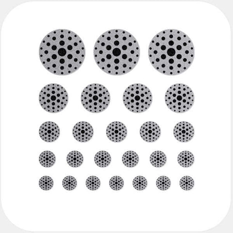 spacegray "dot pattern 3" reusable privacy sticker set CamTag