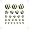 luminescent day "PatternLines1" reusable privacy sticker set CamTag