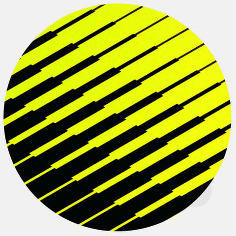 neon yellow "line pattern 1" reusable macbook sticker tabtag