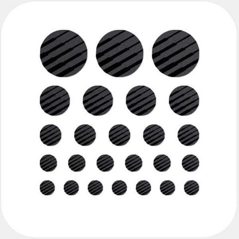 spaceblack "PatternLines1" reusable privacy sticker set CamTag