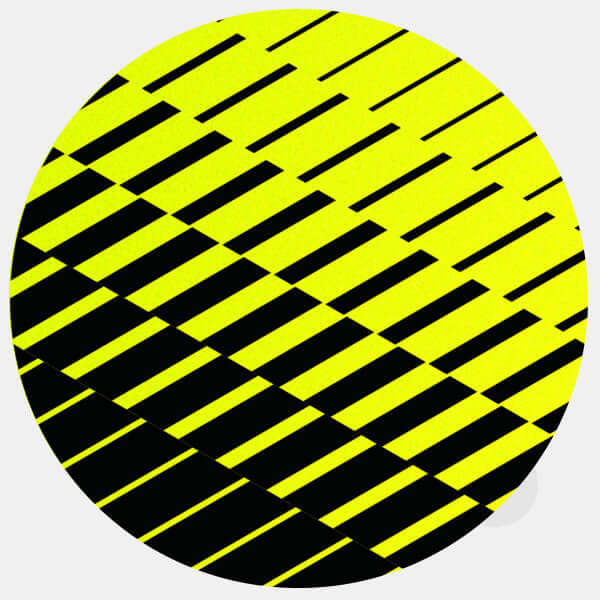 neon yellow line pattern 2 reusable macbook sticker tabtag