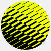 neon yellow "line pattern 2" reusable macbook sticker tabtag