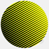 neon yellow "line pattern 4" reusable macbook sticker tabtag