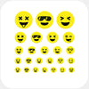 colorful "Emoji Set" reusable privacy sticker set CamTag