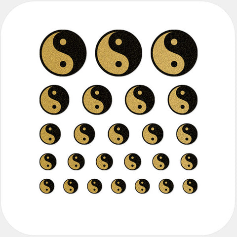 golden "YinYang" reusable privacy sticker set CamTag