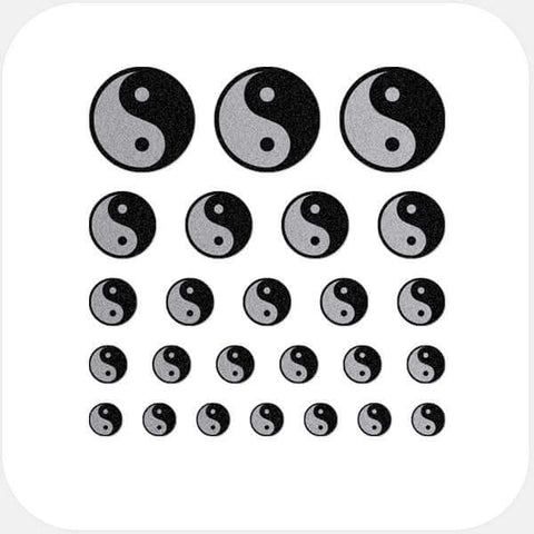 spacegray "YinYang" reusable privacy sticker set CamTag