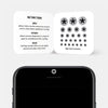 spacegray "asterisk" reusable privacy sticker CamTag on phone