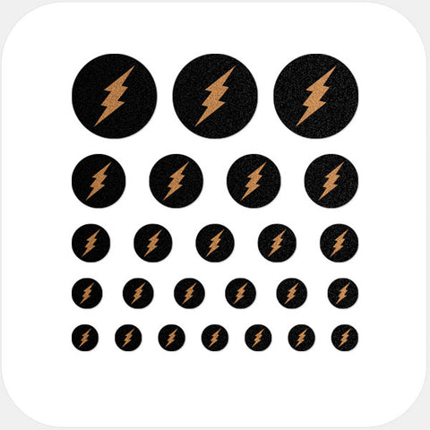 copper "Flash" reusable privacy sticker set CamTag
