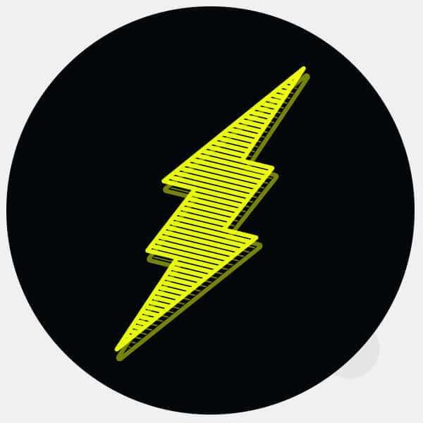 neon yellow Flash reusable macbook sticker tabtag