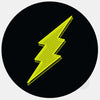 neon yellow "Flash" reusable macbook sticker tabtag