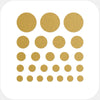 "golden" reusable privacy sticker set CamTag