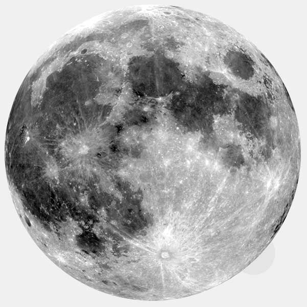 Gray Full Moon Reusable MacBook Sticker | TabTag