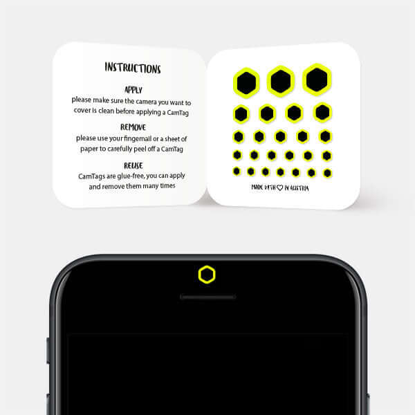 tabtag – reusable macbook & privacy stickers