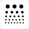 dark "hexagon" reusable privacy sticker set CamTag