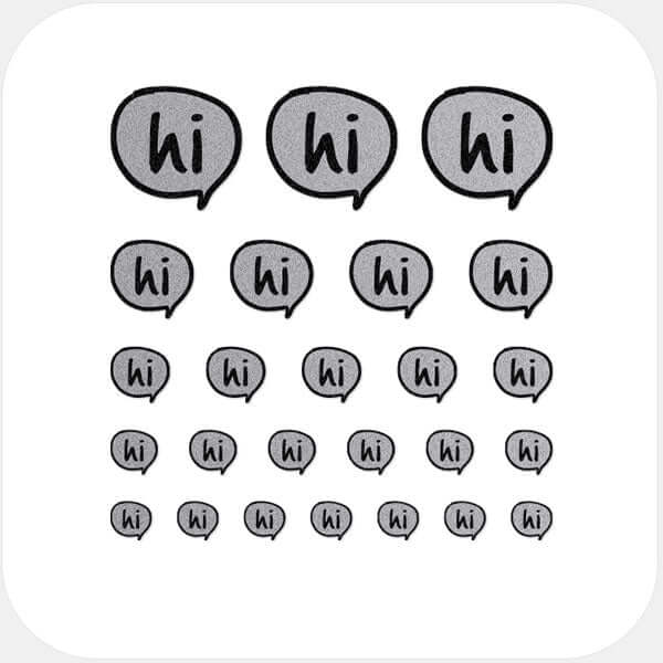 reusable webcam privacy sticker sheet with 25 pieces for laptops tablets and smartphones – spacegray Hi CamTag 