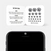 spacegray "hi" reusable privacy sticker CamTag on phone on sale