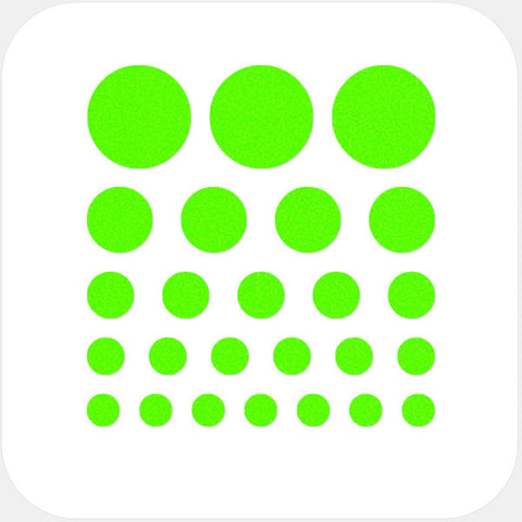 "neon green" reusable privacy sticker set CamTag