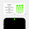 "neon green" reusable privacy sticker CamTag on phone