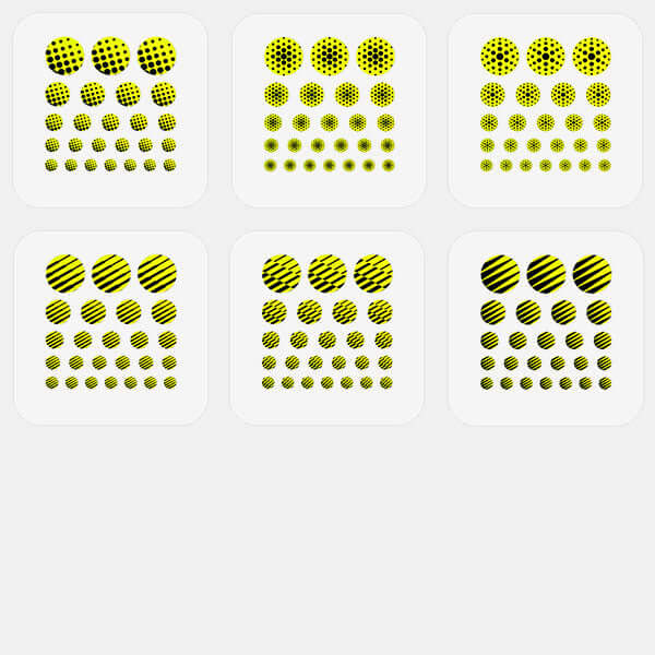neon yellow patterns pack reusable privacy sticker set CamTag