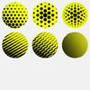 neon yellow "patterns pack" reusable macbook sticker tabtag