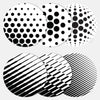 stacked "patterns pack" reusable macbook sticker tabtag