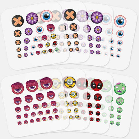 stacked "plugyou pack" reusable privacy sticker set CamTag
