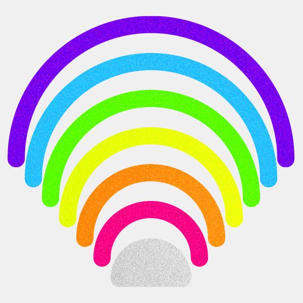 neon rainbow reusable macbook sticker parts tabtag