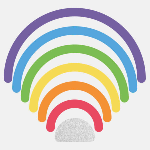multicolor rainbow reusable macbook sticker parts tabtag