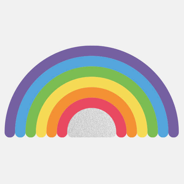 multicolor rainbow reusable macbook sticker tabtag