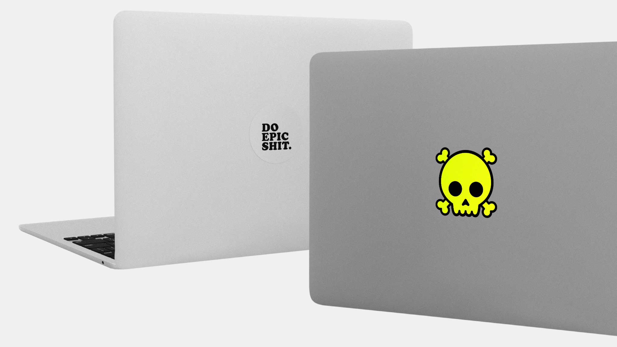 Reusable MacBook stickers video preview