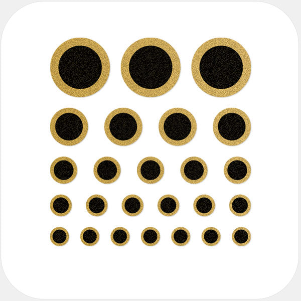 golden "ring" reusable privacy sticker set CamTag