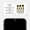 golden "ring" reusable privacy sticker CamTag on phone