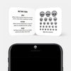 spacegray "skull" reusable privacy sticker CamTag on phone