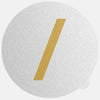 golden on silver "slash" reusable macbook sticker tabtag