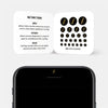 golden "slash" reusable privacy sticker CamTag on phone