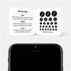 neon yellow "slash" reusable privacy sticker CamTag on phone