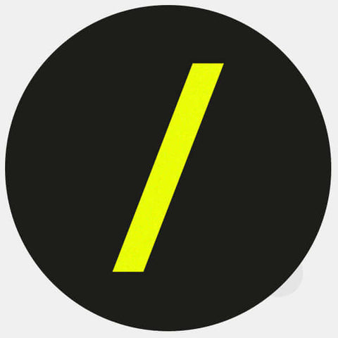 neon yellow "slash" reusable macbook sticker tabtag