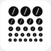 spacegray "slash" reusable privacy sticker set CamTag