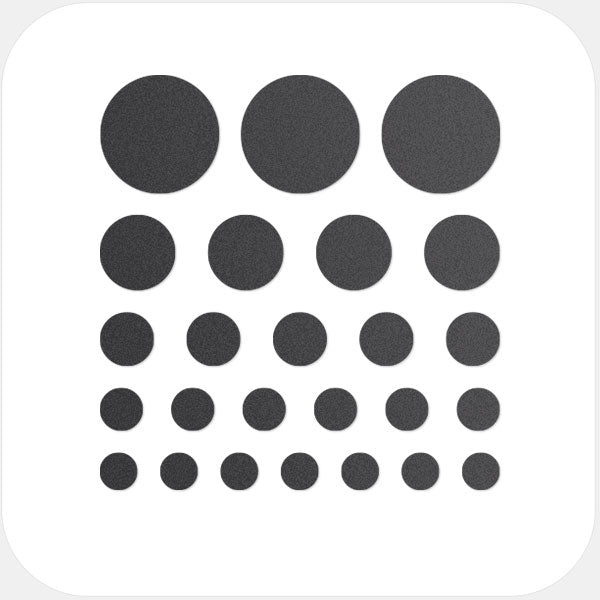 "spaceblack" reusable privacy sticker set CamTag