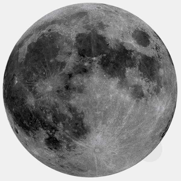 Spacegray Full Moon Reusable MacBook Sticker | TabTag