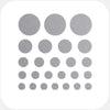 "spacegray" reusable privacy sticker set CamTag
