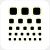 luminescent day "square" reusable privacy sticker set CamTag