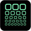 luminescent night "square" reusable privacy sticker set CamTag