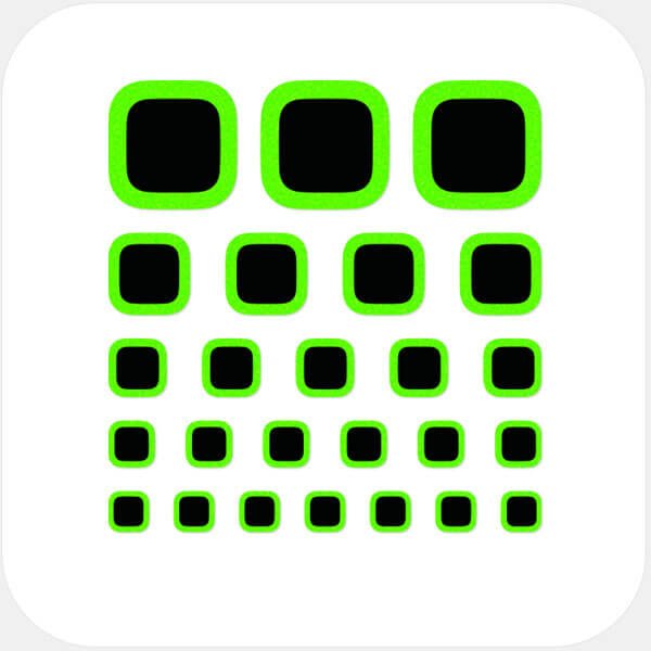 Reusable webcam privacy cover set with multiple sizes for phones laptops tablets and desktops – neon green Square CamTag