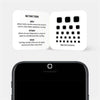 dark "square" reusable privacy sticker set CamTag