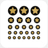 golden "Star" reusable privacy sticker set CamTag