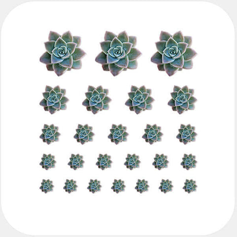 reusable webcam cover sticker sheet with multi-size assortment for laptops tablets and smartphones – gray Succulent CamTag 