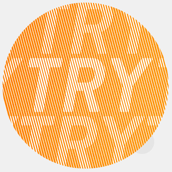 neon orange "try" reusable macbook sticker tabtag